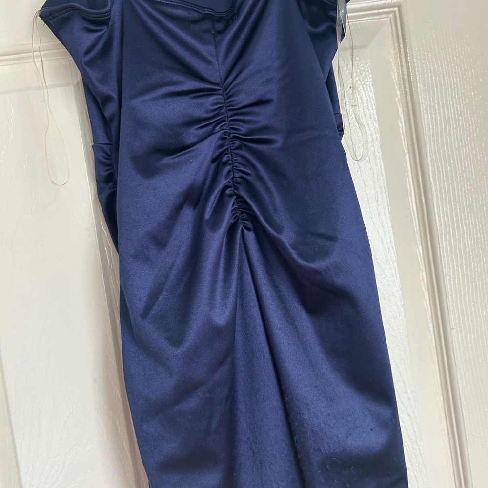 Emerald Sundae Navy Midi Dress